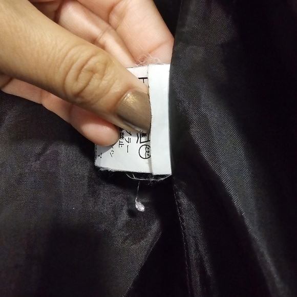 Max Mara Black Puffer Long Hooded Coat Faux fur hood winter Neutral - Picture 14 of 14